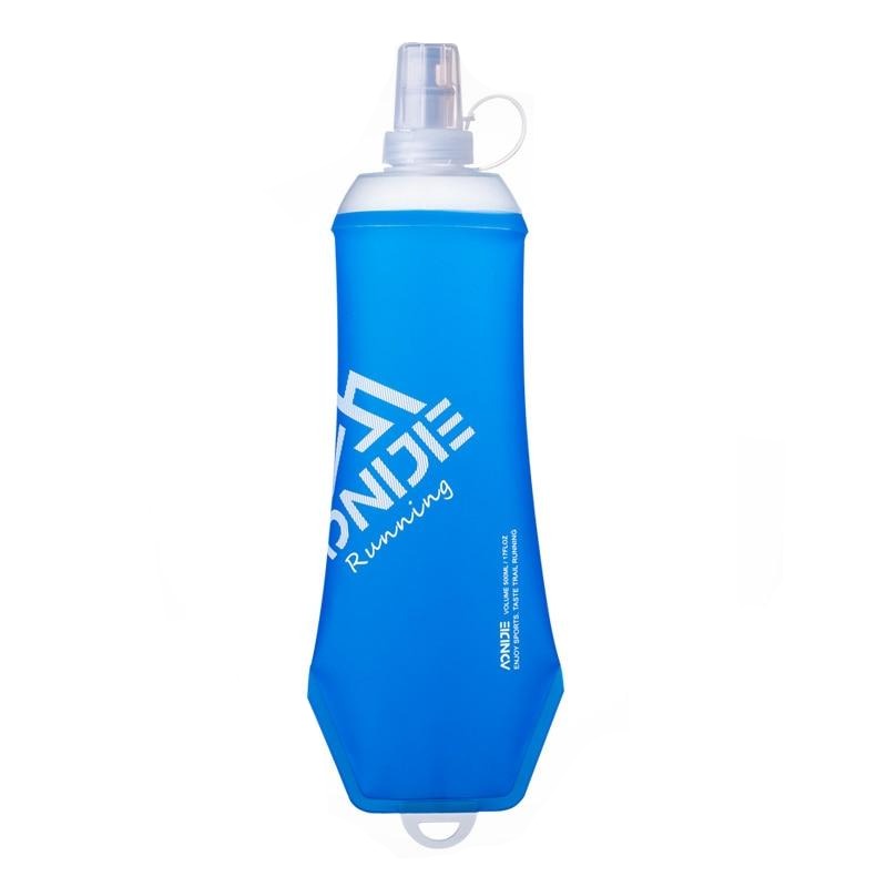 500ml Outdoor Sports Bevel Water Bottle Soft Flask Hydration Kettle BPA Free