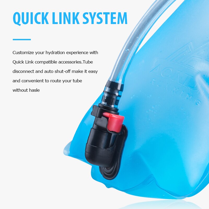 Hydration Pack Water Reservoir Water Bladder Storage Bag BPA Free For Marathon Trail 1.5L 2L