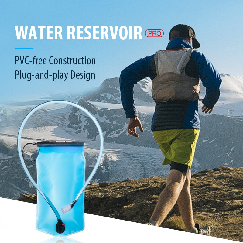 Hydration Pack Water Reservoir Water Bladder Storage Bag BPA Free For Marathon Trail 1.5L 2L