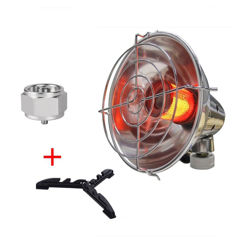 Portable Propane Heater For Camping Outdoor Space Garage Patio Heater 6200BTU Power With Control Valve Cordless 1lb Small Propane