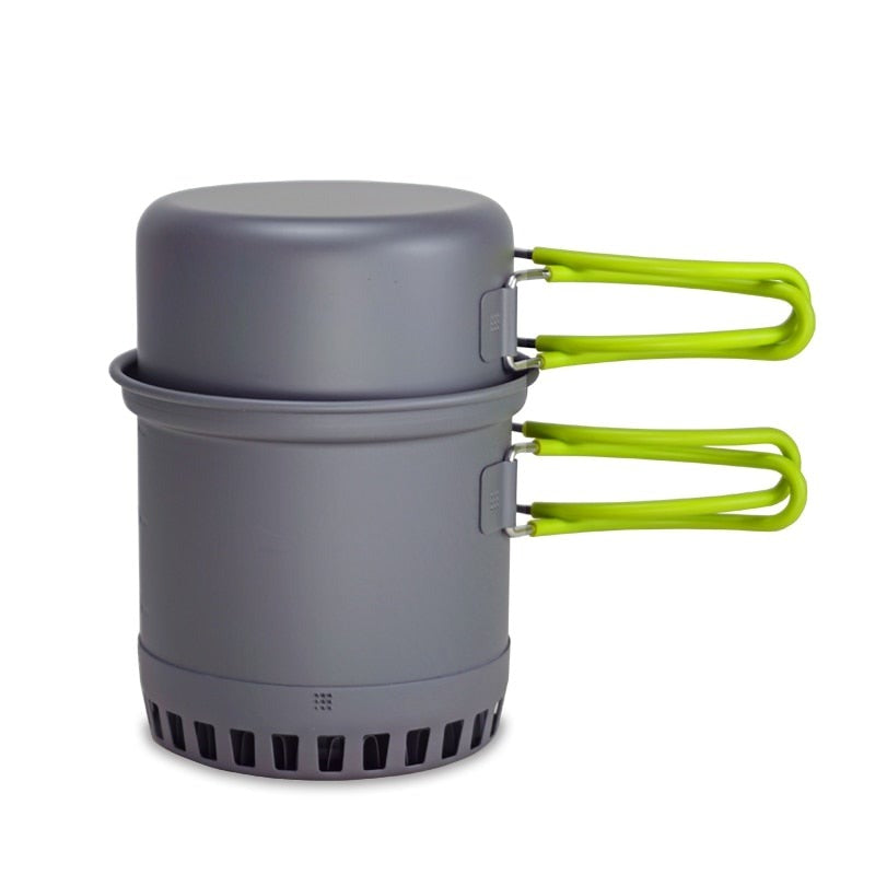 Ultralight Camping Cookware Cooking System Outdoor Tableware Bowl Pot Pan Utensils Cutlery