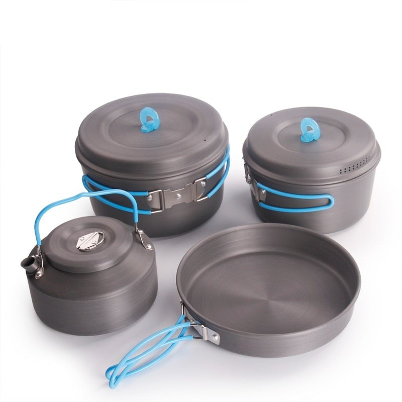 Ultralight camping cooking pans and portable camping cookware