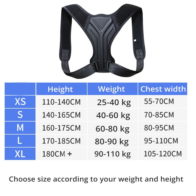 Adjustable Posture Corrector Back Support Shoulder Back Posture Correction Spine Postural Corrector