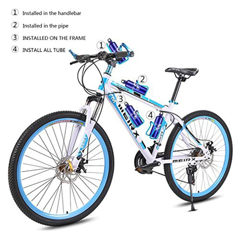 Aluminum Alloy Bike Cycling Bicycle Drink Water Bottle Rack Holder Mount for Mountain folding Bike