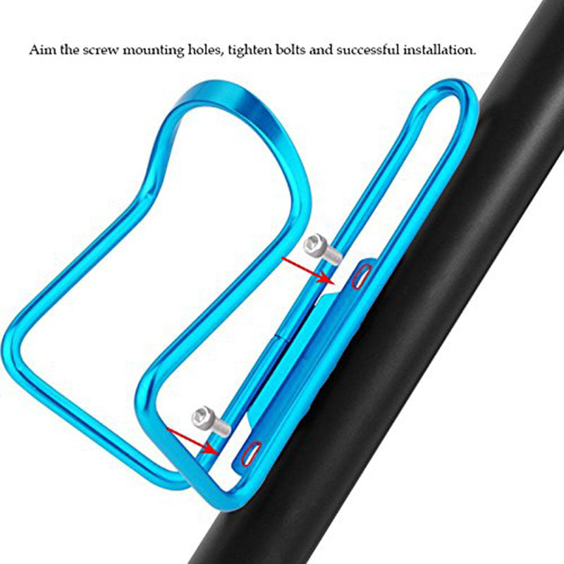 Aluminum Alloy Bike Cycling Bicycle Drink Water Bottle Rack Holder Mount for Mountain folding Bike