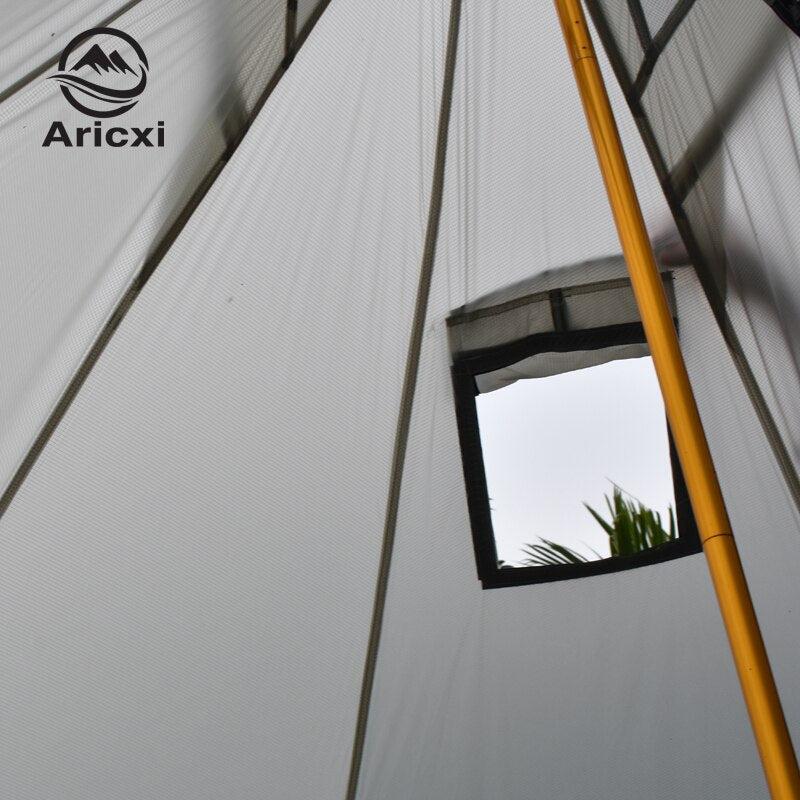 AricXi 3-4 People Oudoor Ultralight Camping Tent Professional 20D Nylon