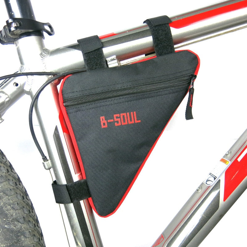 B-SOUL Bike Bicycle Cycling Bag Front Tube Frame Phone Waterproof Bicycle Bags Triangle Pouch Frame Holder Bycicle Accessories