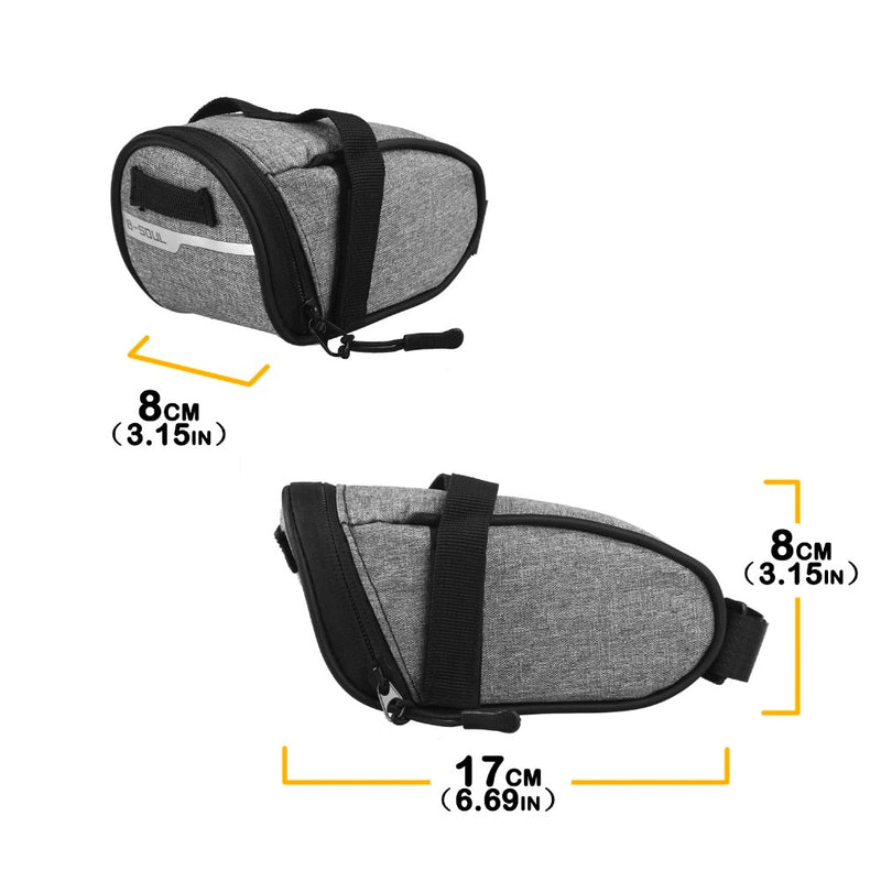 B-soul Portable Waterproof Bike Saddle Bag Portable Cycling Seat Pouch Bicycle Tail bags Rear Pannier Cycling equipment