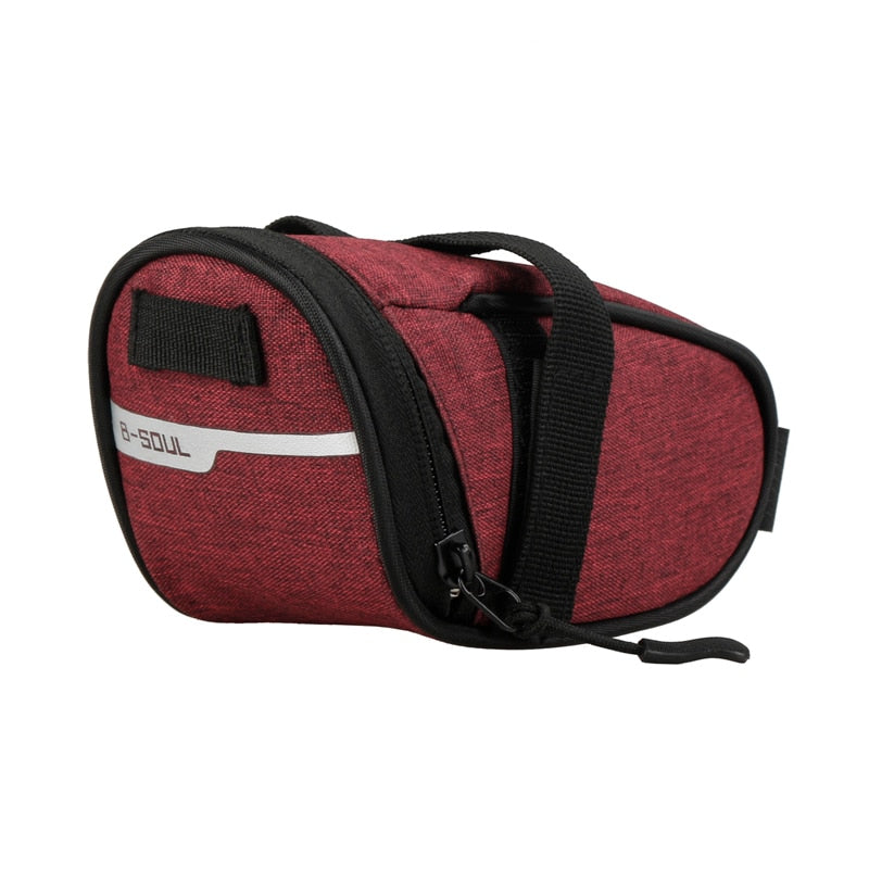 B-soul Portable Waterproof Bike Saddle Bag Portable Cycling Seat Pouch Bicycle Tail bags Rear Pannier Cycling equipment