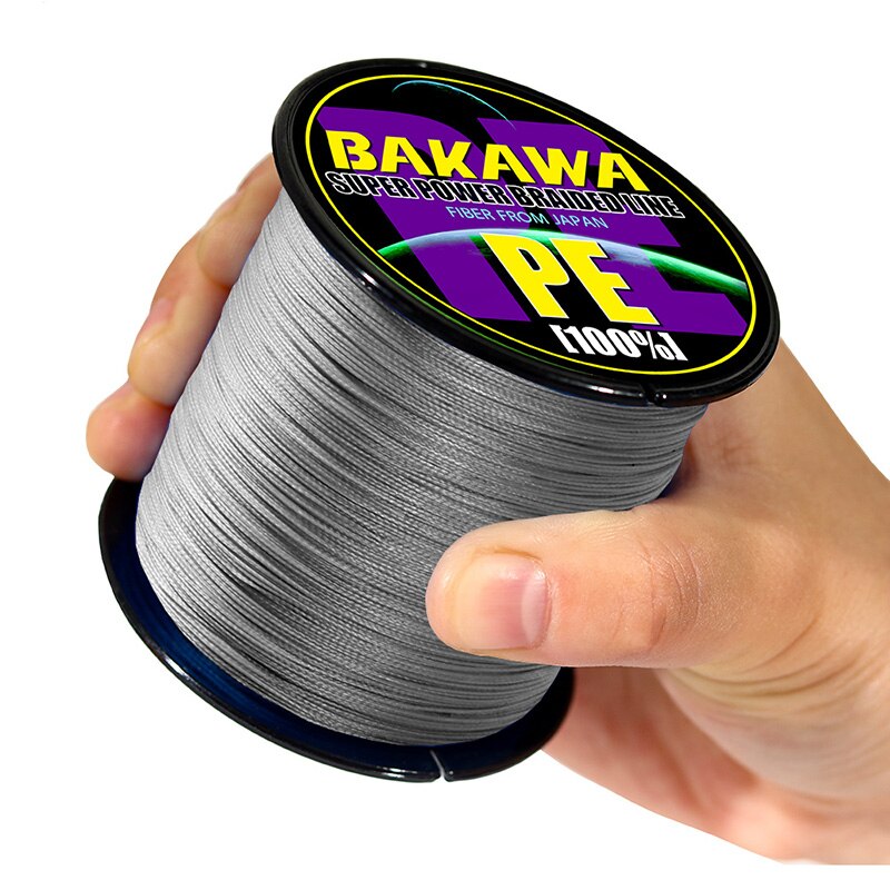 BAKAWA 4 Braided Fishing Line Length:300m/330yds Diameter:0.2mm-0.42mm,size:10-85lb Japan PE