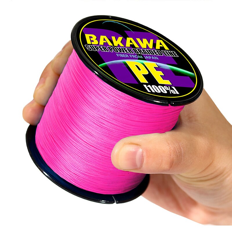 BAKAWA 4 Braided Fishing Line Length:300m/330yds Diameter:0.2mm-0.42mm,size:10-85lb Japan PE