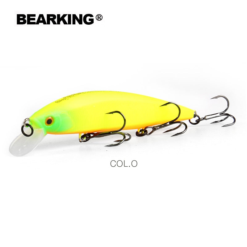 BEARKING 110mm 16g Hot fishing tackle A+ tungsten system fishing lures minnow bait suspending  bait 16colors for choose