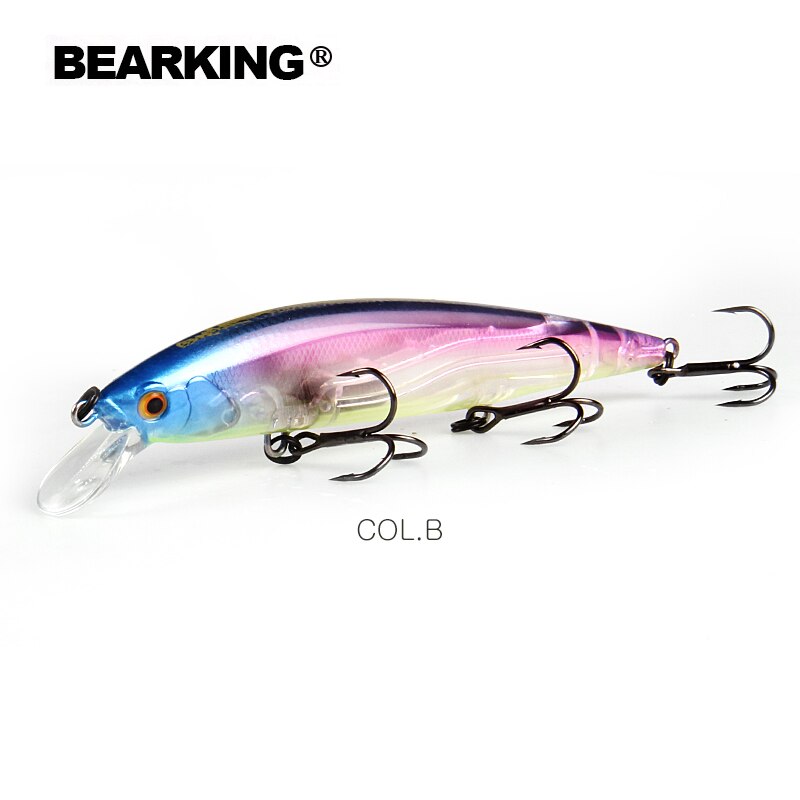 BEARKING 110mm 16g Hot fishing tackle A+ tungsten system fishing lures minnow bait suspending  bait 16colors for choose
