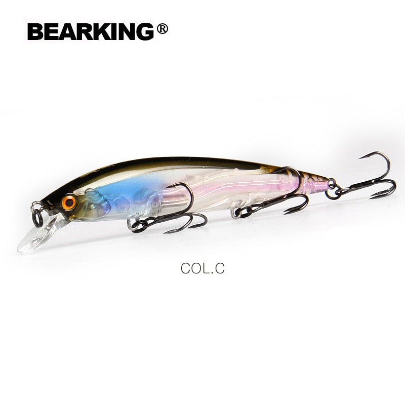 BEARKING 110mm 16g Hot fishing tackle A+ tungsten system fishing lures minnow bait suspending  bait 16colors for choose