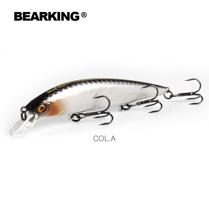 BEARKING 110mm 16g Hot fishing tackle A+ tungsten system fishing lures minnow bait suspending  bait 16colors for choose