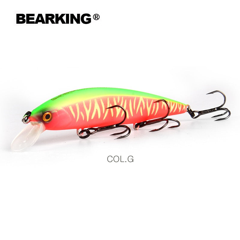 BEARKING 110mm 16g Hot fishing tackle A+ tungsten system fishing lures minnow bait suspending  bait 16colors for choose