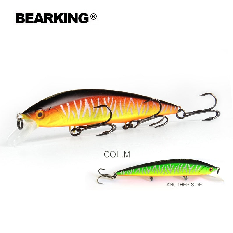 BEARKING 110mm 16g Hot fishing tackle A+ tungsten system fishing lures minnow bait suspending  bait 16colors for choose