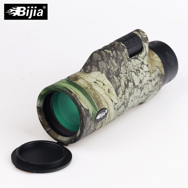BIJIA 10x42 High Quality 4 colors Multi-coated BAK4 Prism monocular Hunting Bird Watching travel