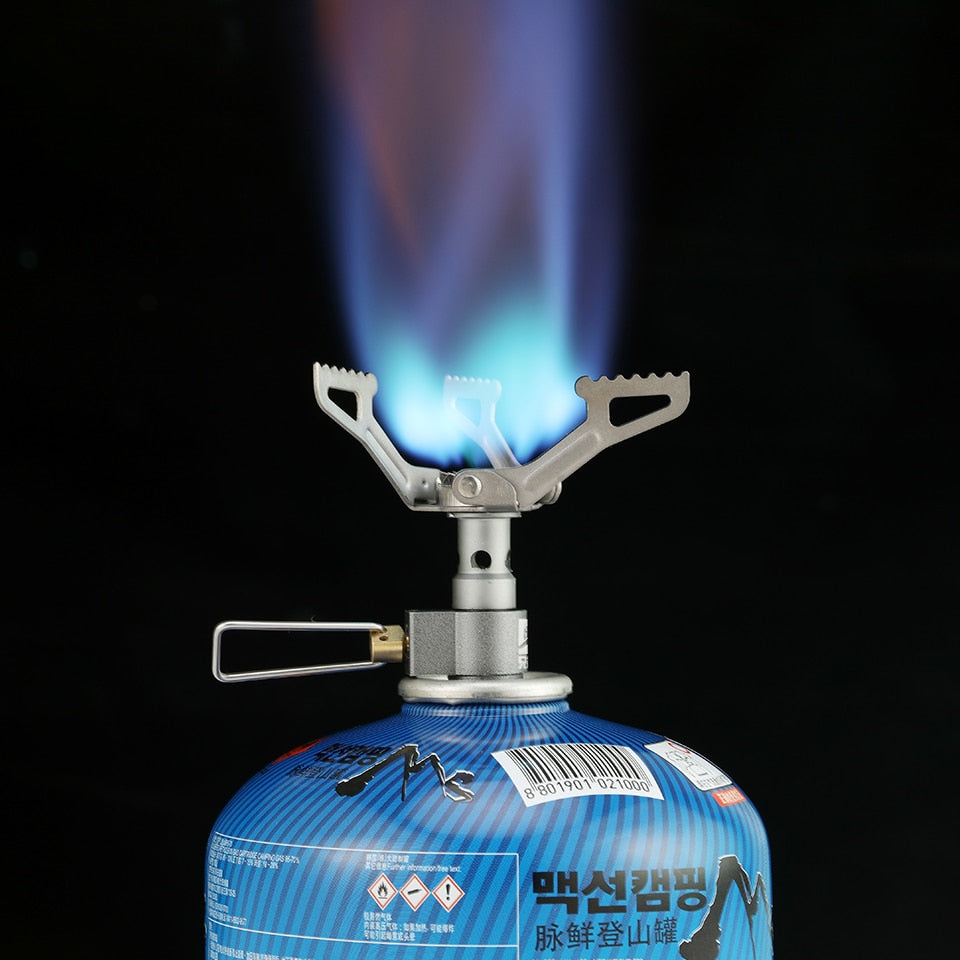 BRS Outdoor Gas Stove  Camping Gas Burner Portable Mini Titanium Stove Survival Furnace Pocket