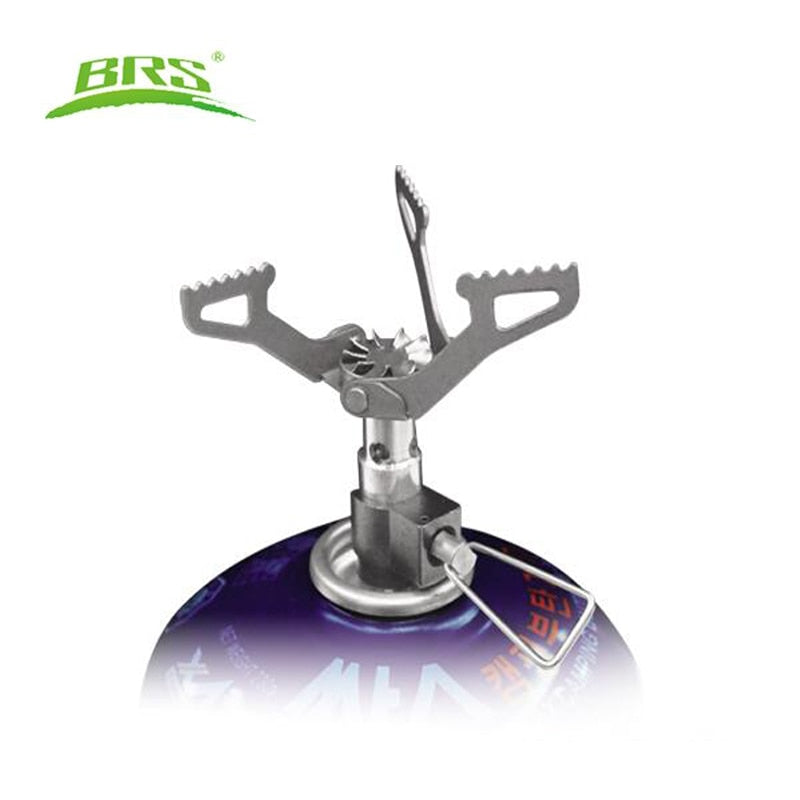 BRS Outdoor Gas Stove  Camping Gas Burner Portable Mini Titanium Stove Survival Furnace Pocket