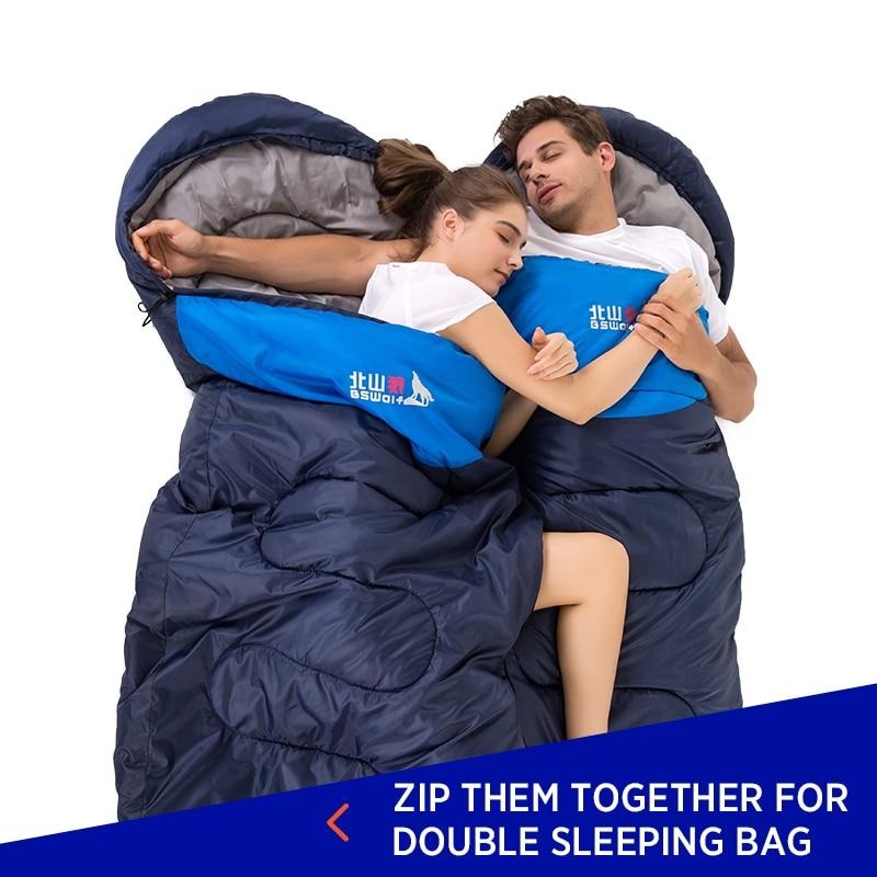 BSWOLF Camping Sleeping Bag Ultralight Waterproof  4 Season Warm Envelope Backpacking Sleeping Bags