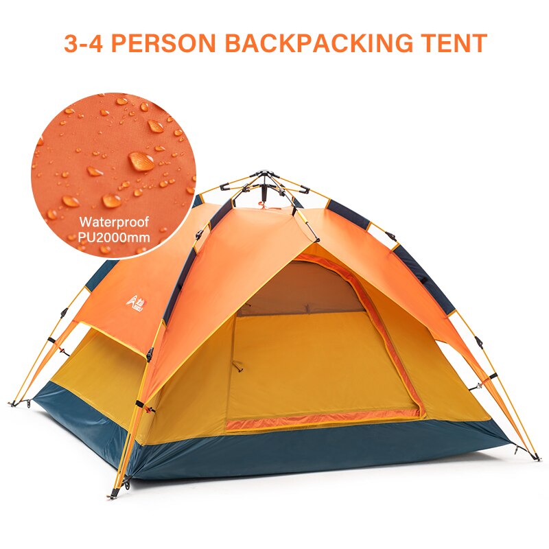 Automatic hydraulic store double layer tent