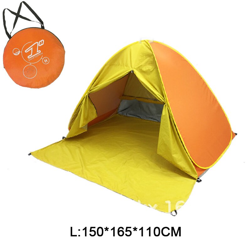 2-5 Persons Pop Up Automatic Open Tent Family Ultralight Folding Tent Tourist Fish Camping Anti-UV