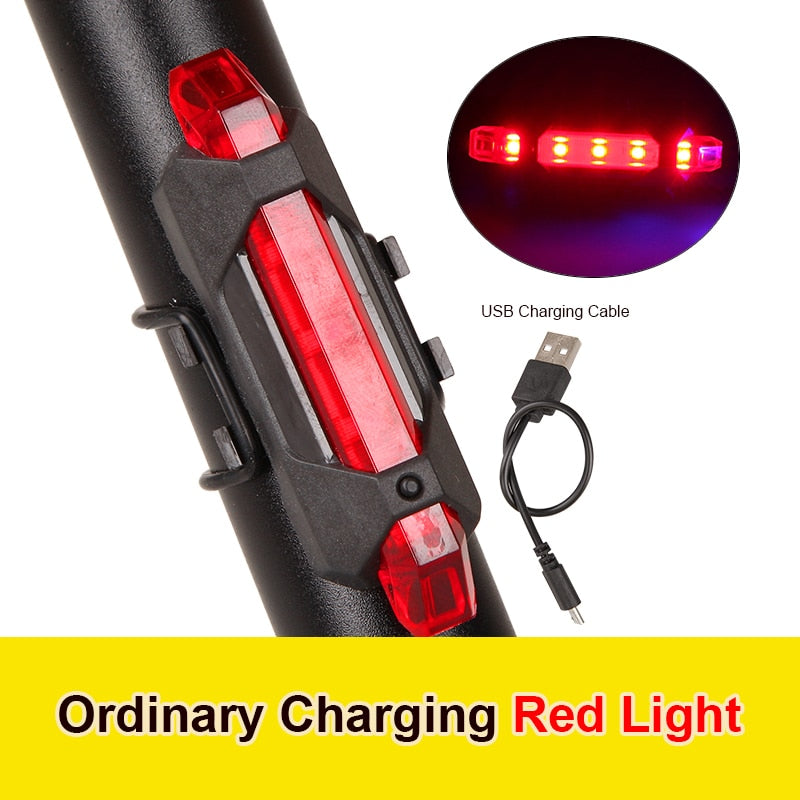 Bicycle Light Waterproof USB Rechargeable Front LED Bike Lights Cycling Lamp Torch Handlebar