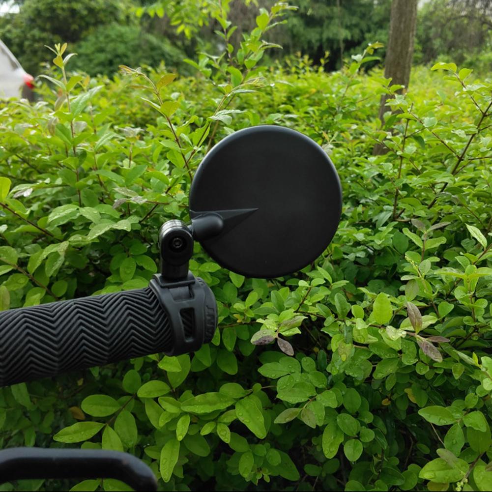 Bicycle Rearview Handlebar Mirrors Cycling Rear View MTB Bike Silicone Handle Rearview Mirror