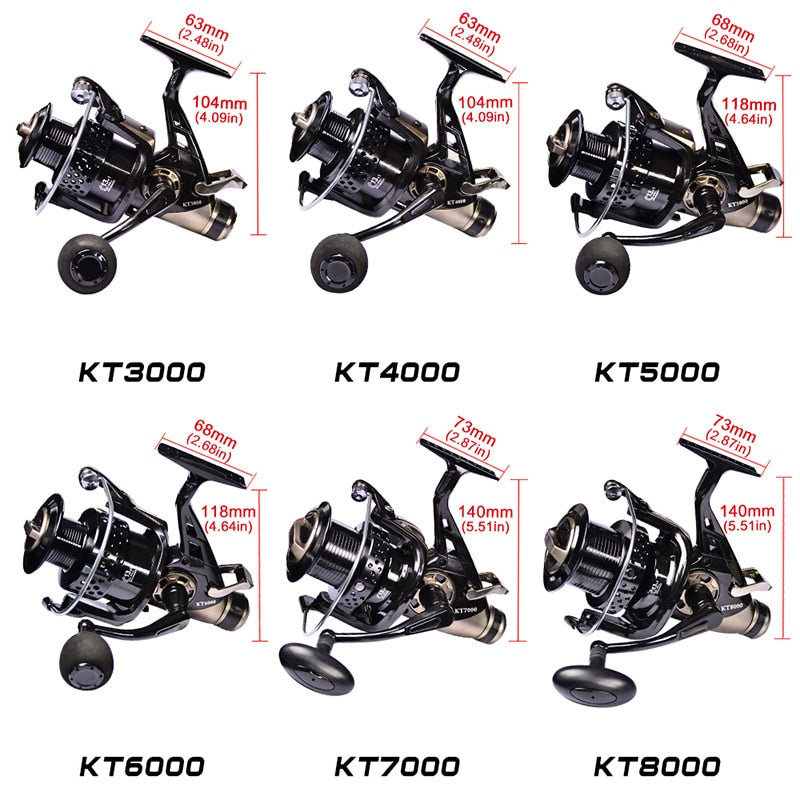 Big Metal Fishing Reel Strong Drag Spinning Reel Carp Carretilha De Pesca Molinete Olta Makaralar Reels Trolling Accesorios Mar