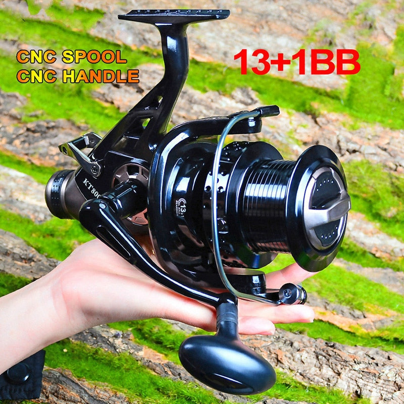 Big Metal Fishing Reel Strong Drag Spinning Reel Carp Carretilha De Pesca Molinete Olta Makaralar Reels Trolling Accesorios Mar