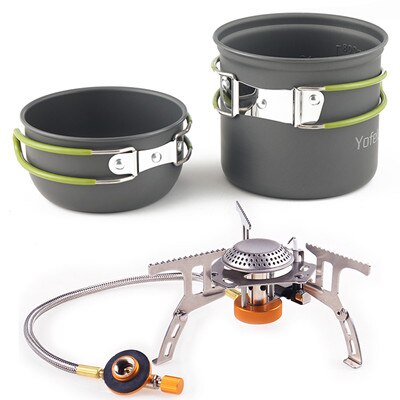 Camping Outdoor Gas Cooker Portable Stove Gas Heater With Piezo Ignition Equipment Camp Stove