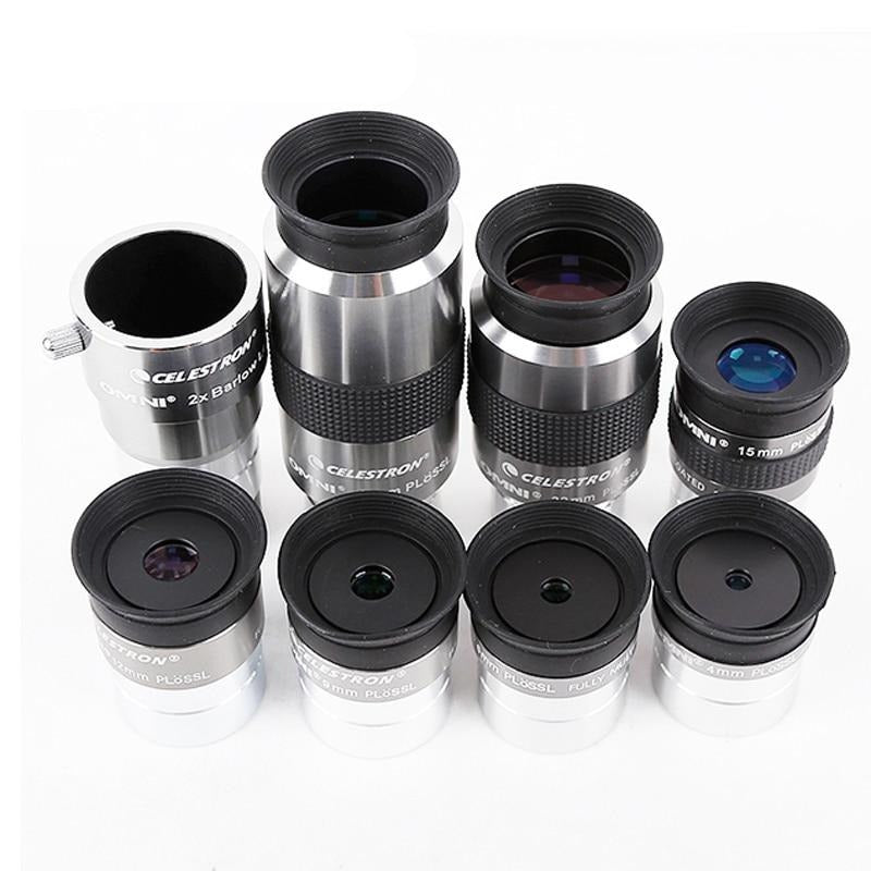 Celestron omni 4mm 6mm 9mm 12mm 15mm 32mm 40mm and 2x eyepiece and Barlow Lens Fully Multi-Coated