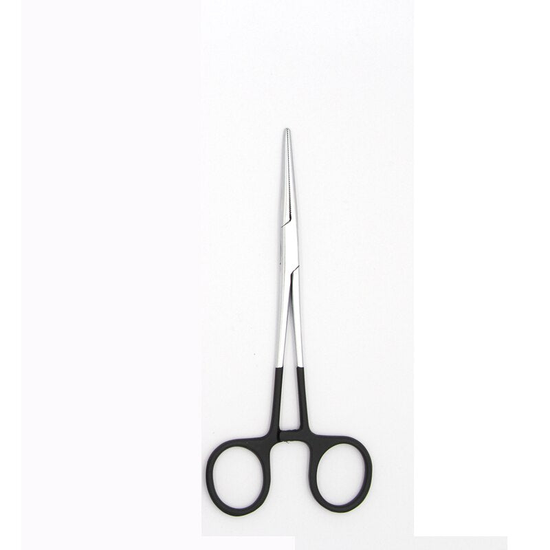 Crazy Shark 6.5''/8.5''Stainless Steel Fly Fishing Forceps Hook Remover Tackle Straight Tip Clamps Fishing Plier Tools