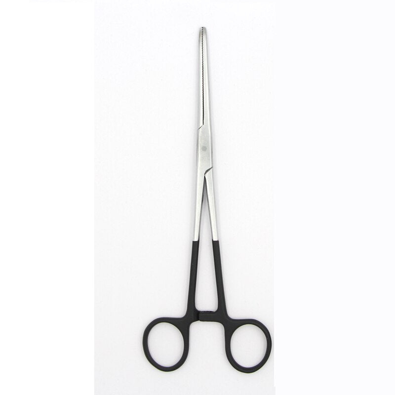 Crazy Shark 6.5''/8.5''Stainless Steel Fly Fishing Forceps Hook Remover Tackle Straight Tip Clamps Fishing Plier Tools