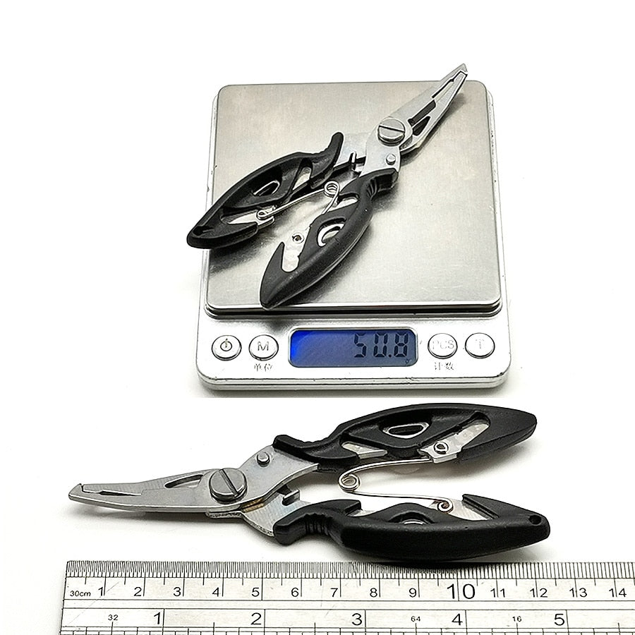 Cutter Plier Scissor Fish Gripper Plier Set Nipper Pincer Snip Fishing Lure Lipgrip Accessory Tool Clip Clamp Grabber Trigger