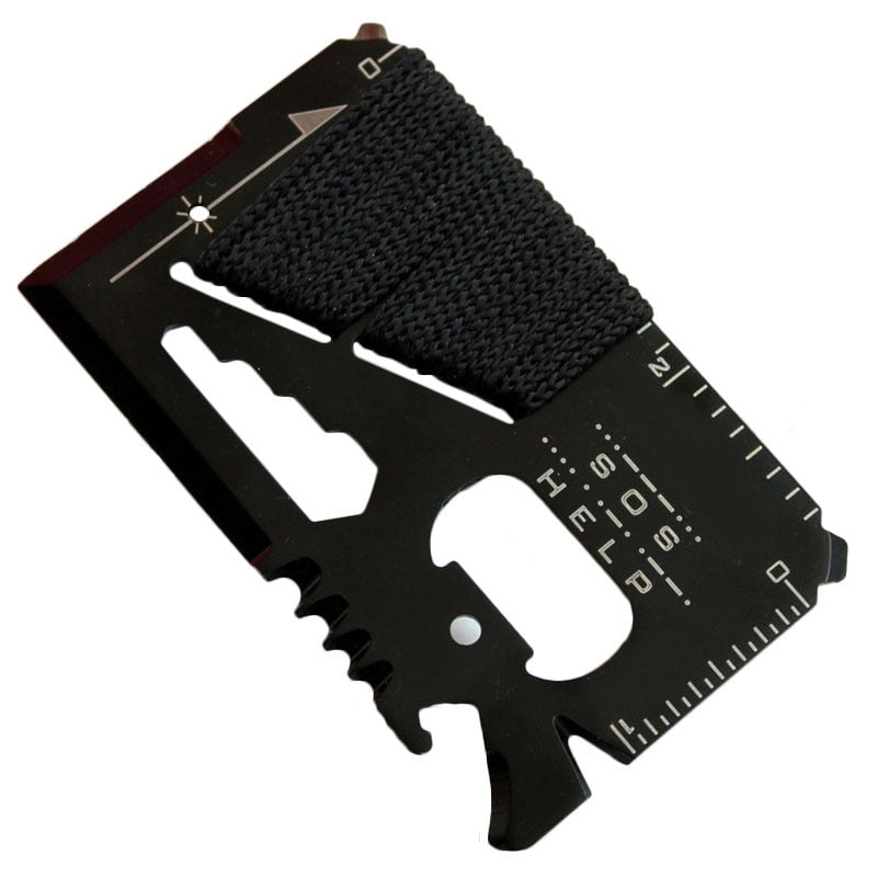 EDC Credit Card Multifunctional Pocket Hunting Knife Outdoor Sports Camping SOS Survival Tools MJ