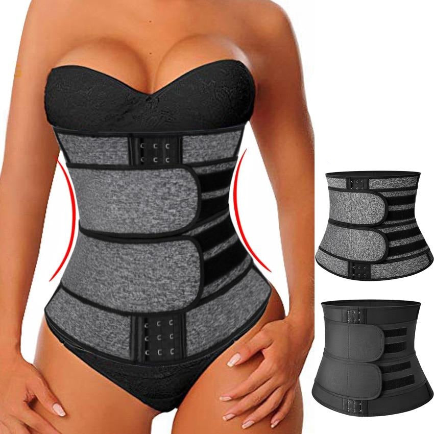 Faja Shapewear Neoprene Sauna Waist Trainer Corset Sweat Belt for Women Weight Loss Trimmer