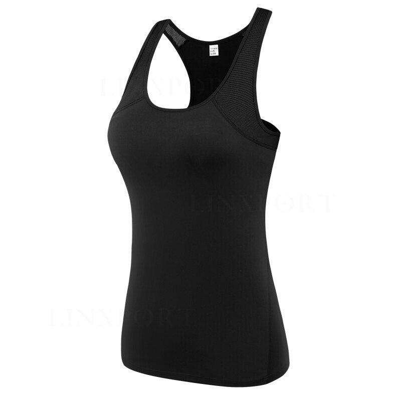 Female Sport Tops Sleeveless Yoga Shirt Exercise Workout Sports T-Shirts Women Running Singlets Sexy