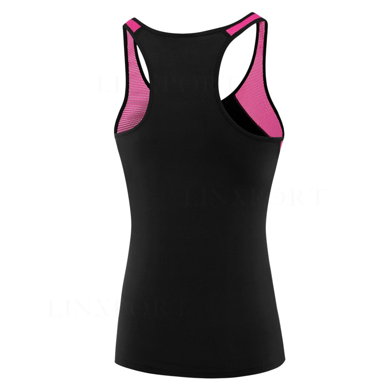 Female Sport Tops Sleeveless Yoga Shirt Exercise Workout Sports T-Shirts Women Running Singlets Sexy