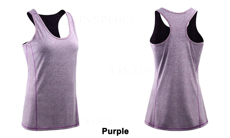 Female Sport Tops Sleeveless Yoga Shirt Exercise Workout Sports T-Shirts Women Running Singlets Sexy