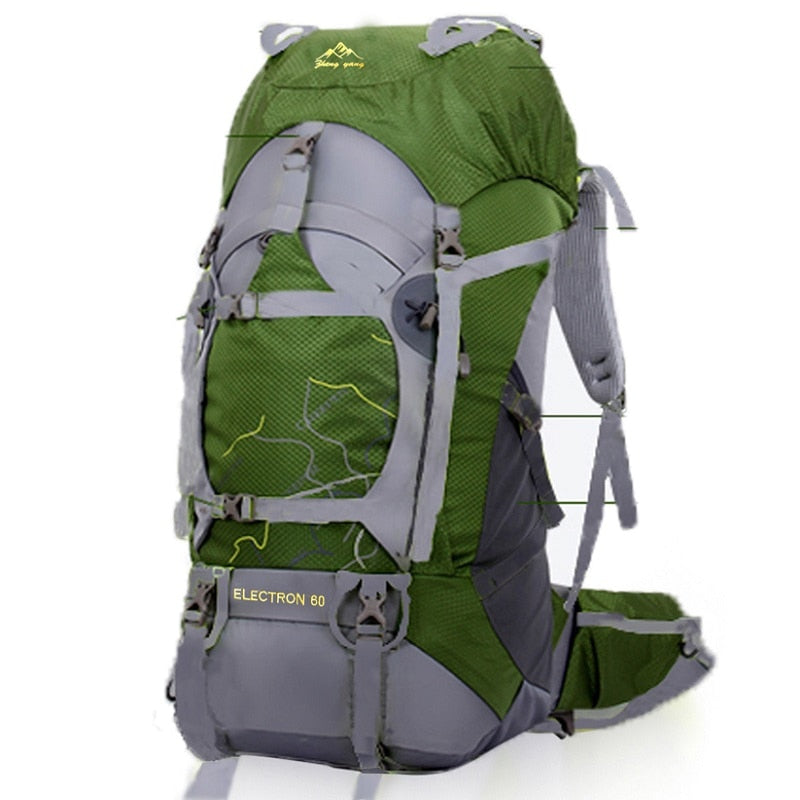 FengTu 60L Hiking Backpack Daypack For Men And Women Waterproof Camping Traveling Backpack Outdoor
