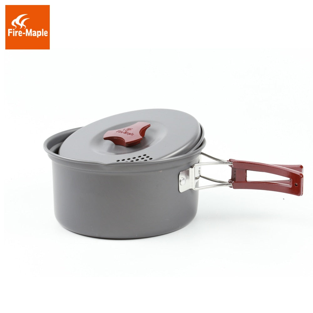 Camping Pot Outdoor Camping 1-2 Persons Outdoor Cutlery Cooking Cookware Picnic FMC-203
