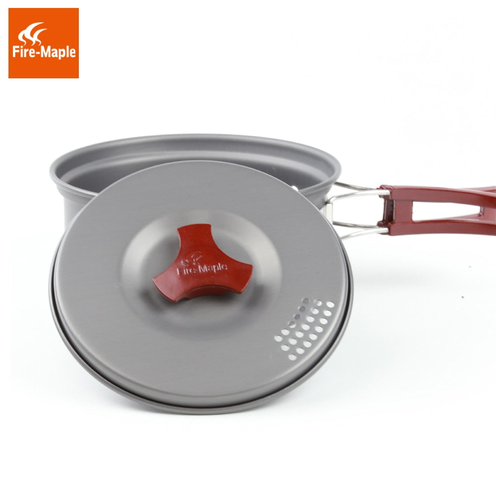 Camping Pot Outdoor Camping 1-2 Persons Outdoor Cutlery Cooking Cookware Picnic FMC-203