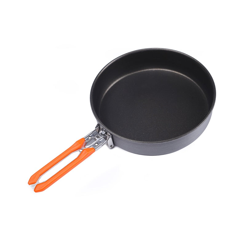 Feast Non-stick Camping Frying Pan Outdoor Hiking Skillet Lightweight Stick Free Cookware 0.9L 262G