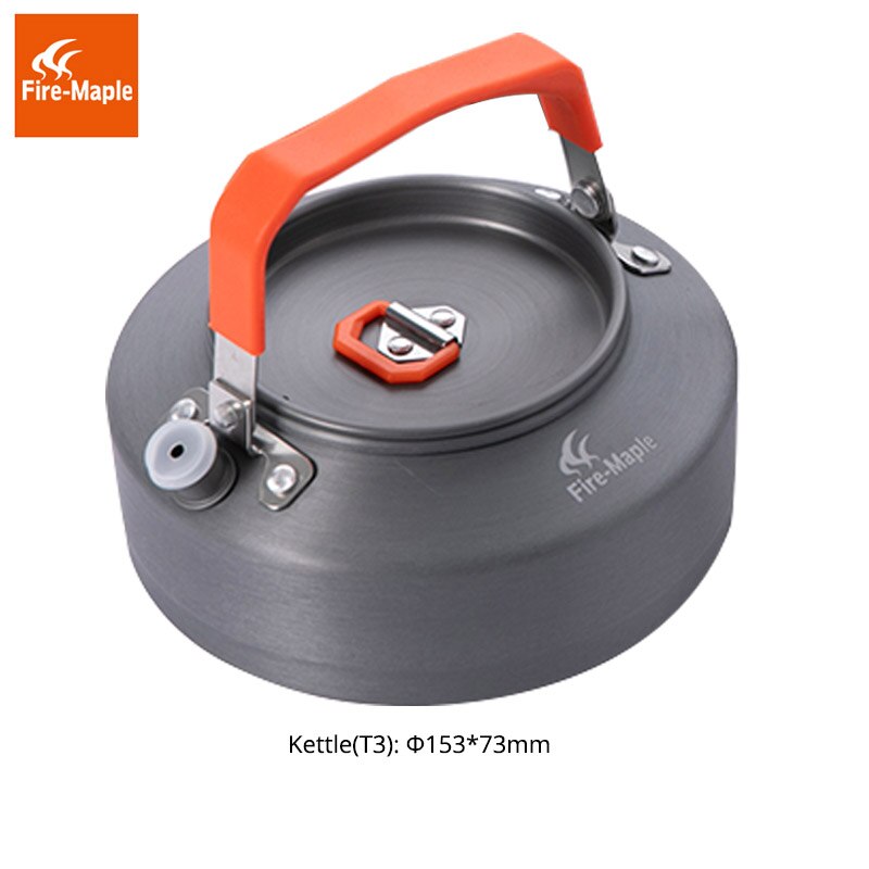 Pot Pan Set Outdoor Cookware Backpacking Cooking Foldable Handle Aluminum Alloy Feast 2 FMC-F2
