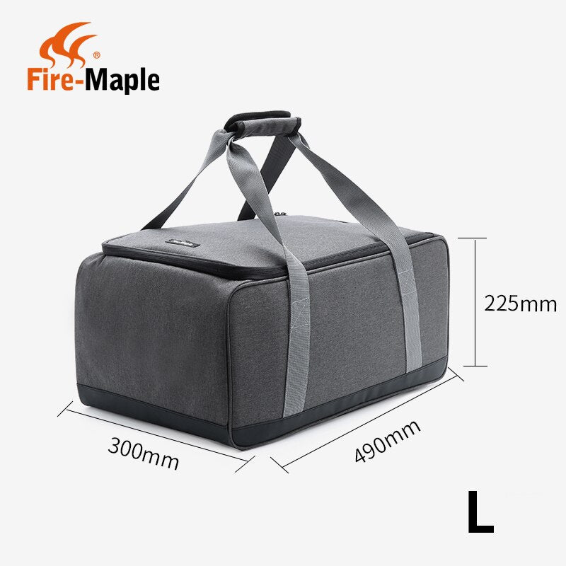 Fire Maple picnic basket outdoor camping gas stove, gas canister, pot carry bag storage sack (only a