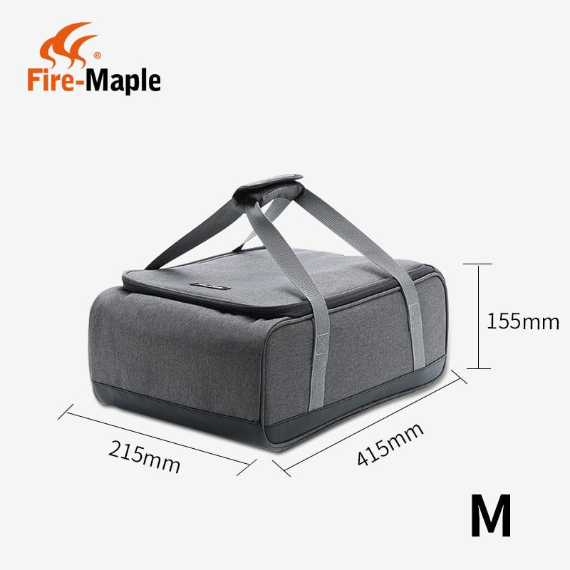Fire Maple picnic basket outdoor camping gas stove, gas canister, pot carry bag storage sack (only a