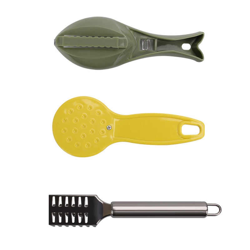 Fish scale brush kitchen tool accessories scraping fish skin brush fishing tool fish knife fast cleaning fish peeler scraper