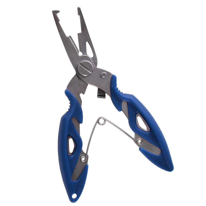 Fishing Pliers Fish Line Cutter Scissors Mini Fish Hook Remover Multifunction Tools Black Beak Jaw